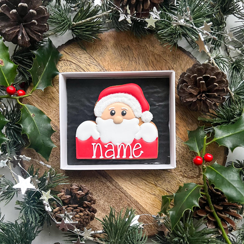 Personalised Santa Biscuit