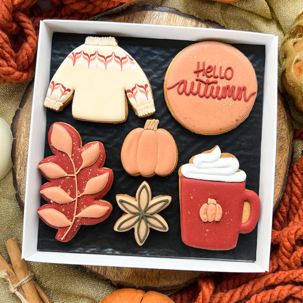 Autumnal Biscuit Gift Box