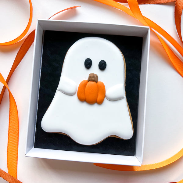 Cute Halloween Ghost Biscuit