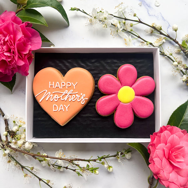 Happy Mother's Day Heart & Flower Gift Box