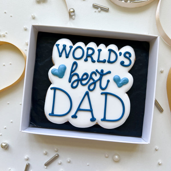 World's Best Dad Biscuit Gift Box