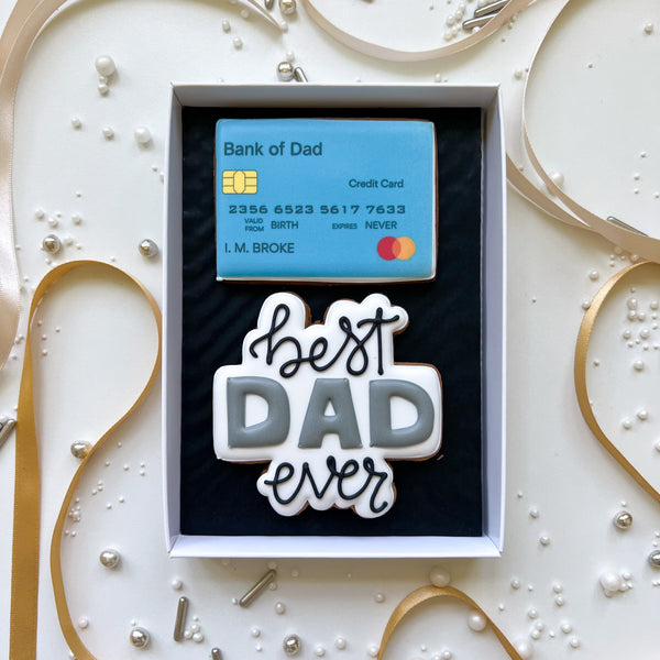 Bank of Dad Fathers Day Biscuit Gift Set
