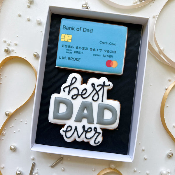 Bank of Dad Fathers Day Biscuit Gift Set