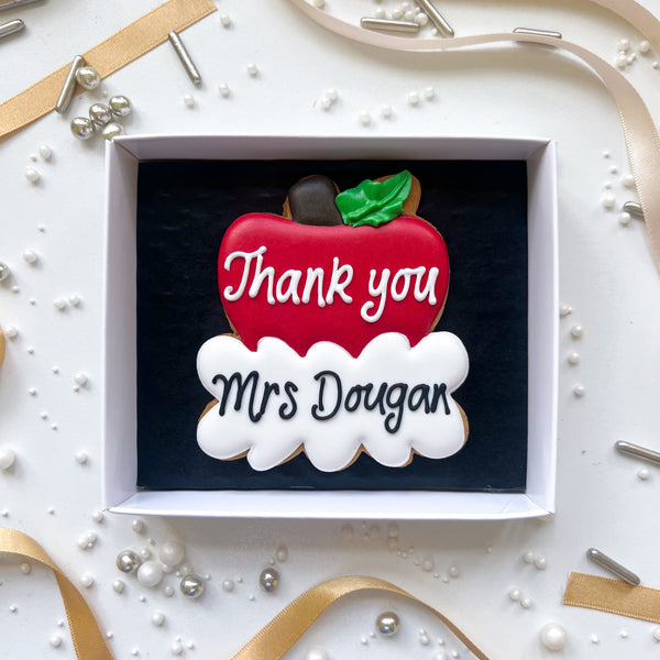 Personalised Teacher Thank You Biscuit