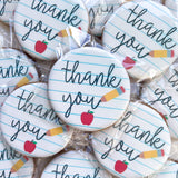 Printed Teacher "Thank You" Cellophane Bundles