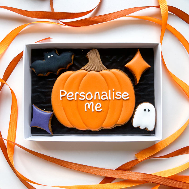 Personalised Pumpkin Biscuit